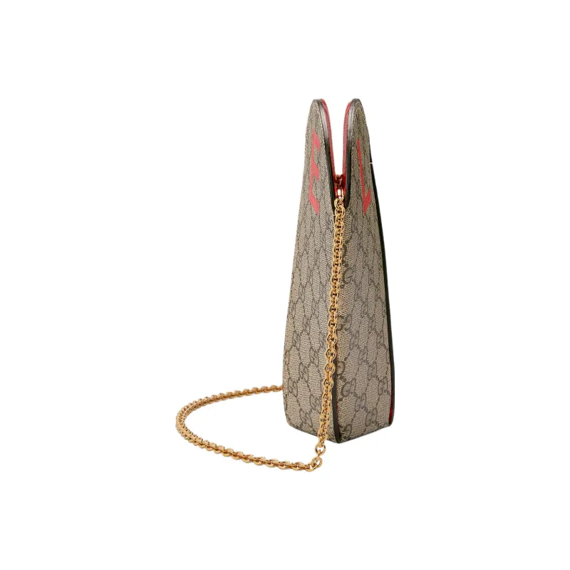 GUCCI Valentine's Day Collection Canvas Handbag, Shoulder Bag Women's-3