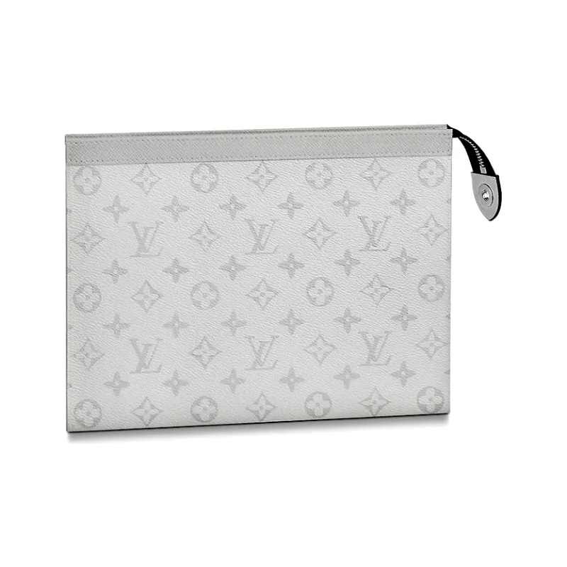 LOUIS VUITTON Pochette Voyage Monogram Eclipse 6 Card Slot Mm Antartica-3
