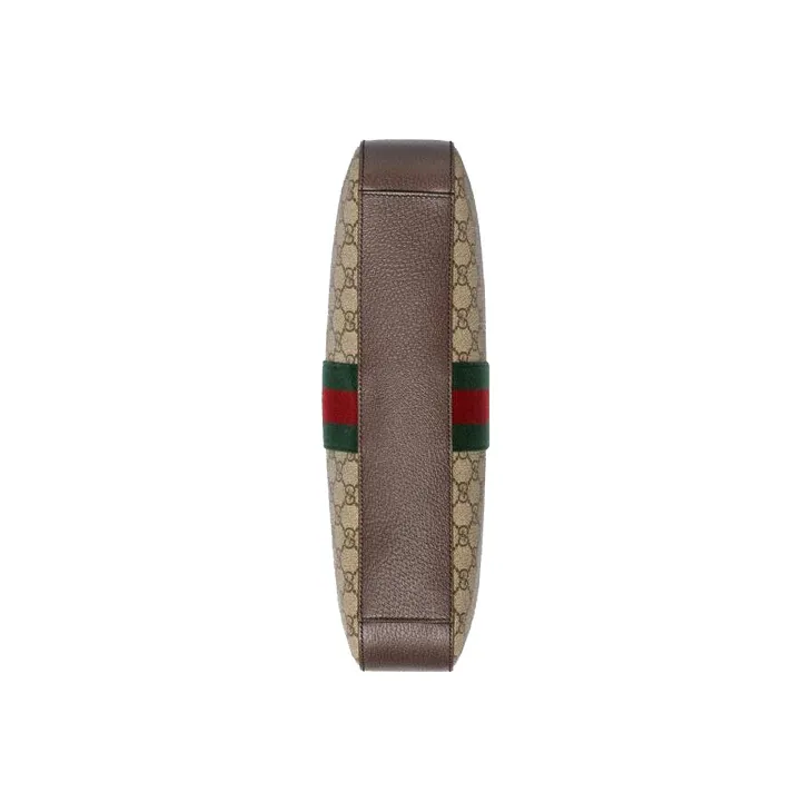 GUCCI Ophidia Canvas With Leather Briefcase Shoulder Bag Crossbody Bag Handbag Men's Ebony/Brown-6