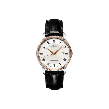 MIDO Baroncelli Collection Automatic Mechanical Movement Men's Watches Watch 39mm White Dial