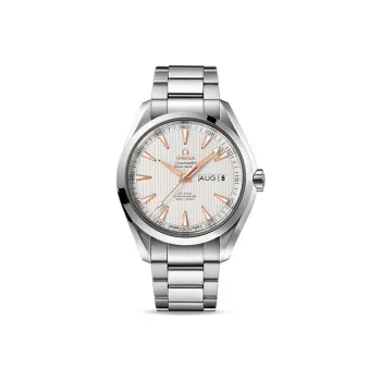 OMEGA AQUA TERRA 150 Meters Automatic Mechanical Movement Men's Watches Watch 43mm White Dial Steel Case