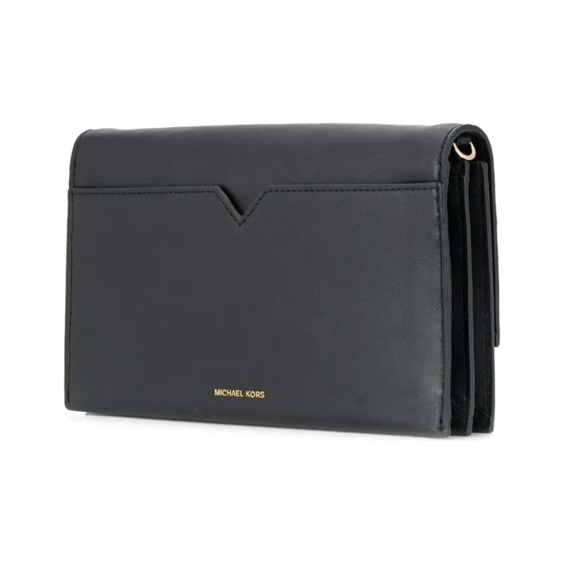 MICHAEL KORS MK MICHAEL KORS Handbag Collection Cece Cow Leather Shoulder Bag, Crossbody Bag Tubas Women's Black-1