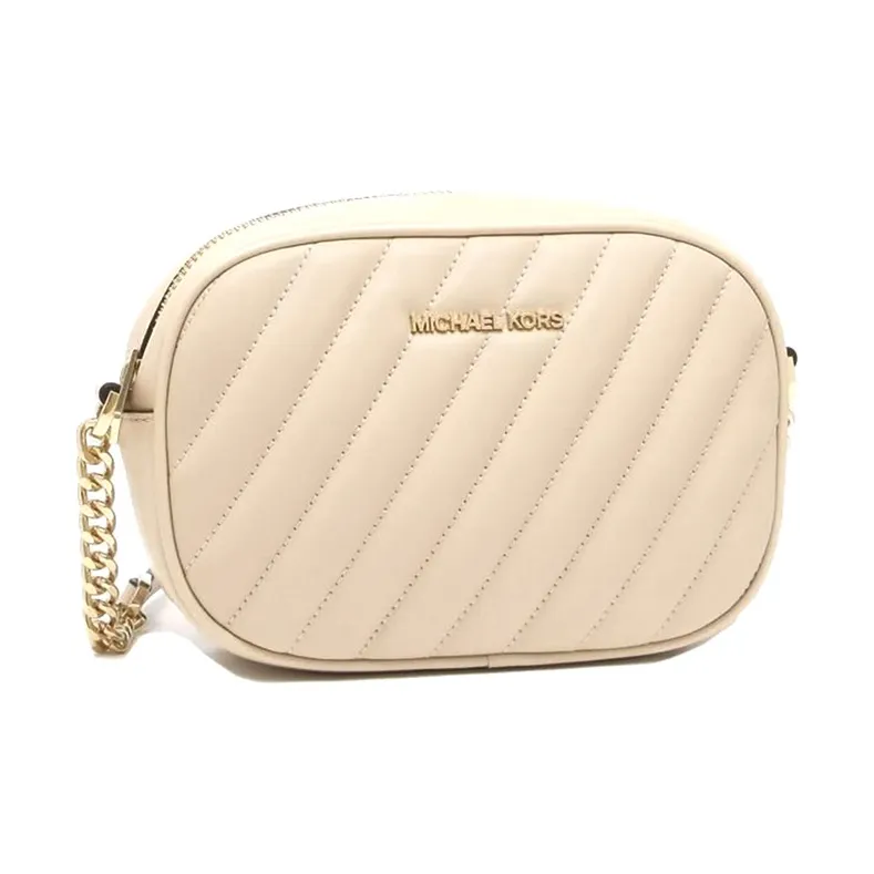 MICHAEL KORS MICHAEL KORS Handbag Collection Rose Leather One Shoulder Handbag, Crossbody Bag Women's Cream White-1