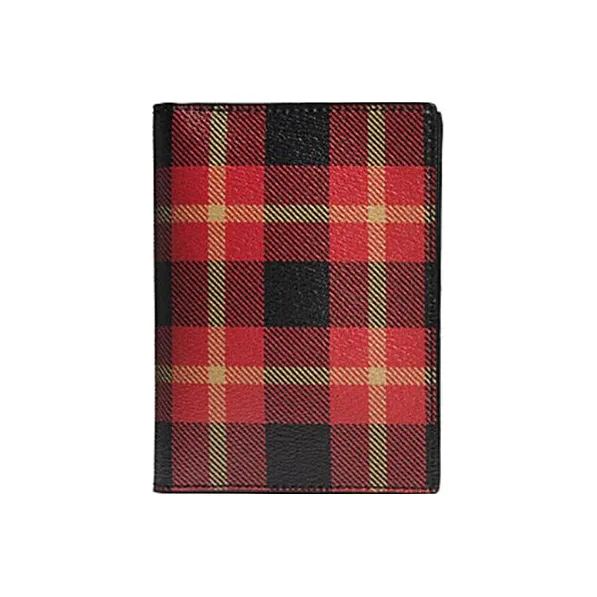 COACH Passport Case Canvas Passport Holder Women's Black-0