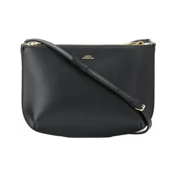 A.P.C Sarah Logo Detailed Zip Up Crossbody Bag