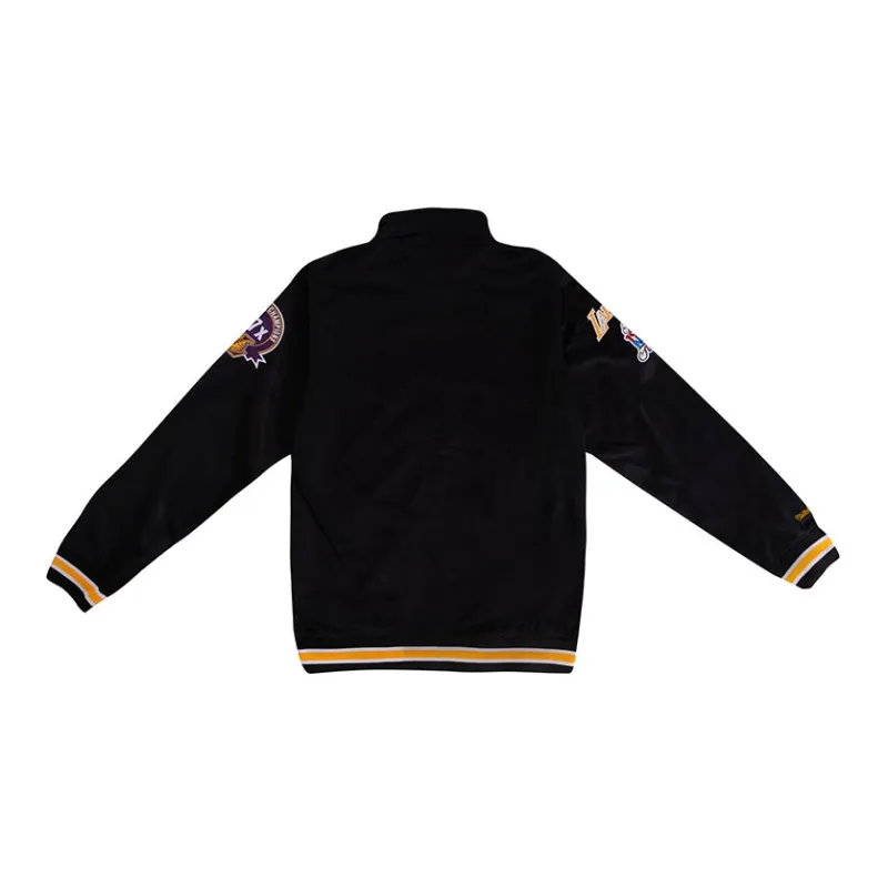 Mitchell Ness Jackets Unisex Black-1