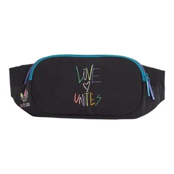 Adidas Originals Polyester Sling Bag Crossbody Bag Fanny Pack Regular Unisex Black