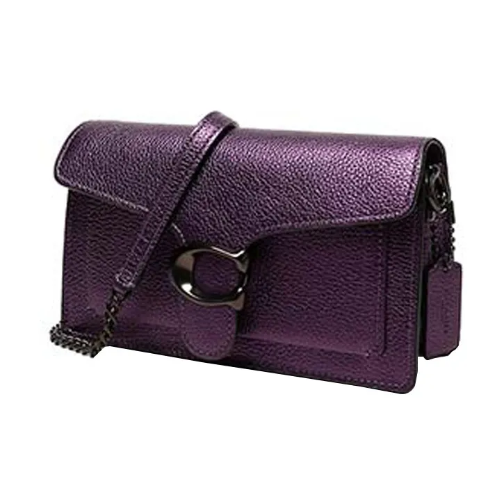 COACH Tabby Pebble Texture Cow Leather Shoulder Bag, Crossbody Bag Small Size Women's-1