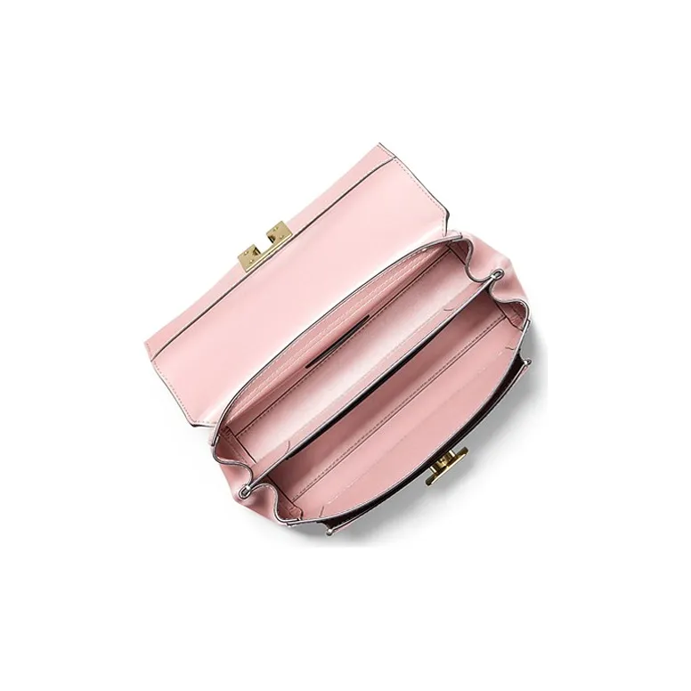 MICHAEL KORS Lita Leather Handbag Shoulder Bag Crossbody Bag Medium Size Women's Ballet Pink-2