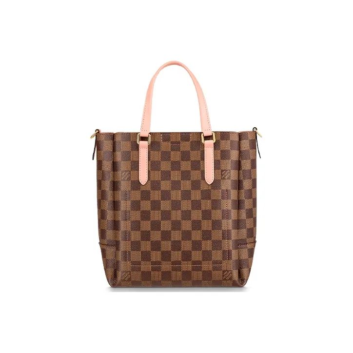 LOUIS VUITTON Belmont Leather Handbag Shoulder Bag Small Size Women's Monogram Pink-3