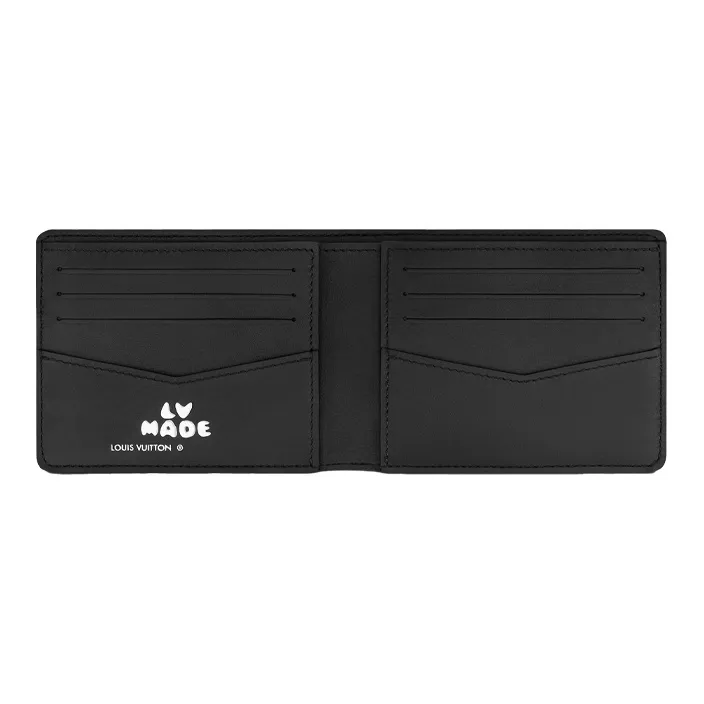 LOUIS VUITTON X Nigo Slender Wallet Monogram Black-3