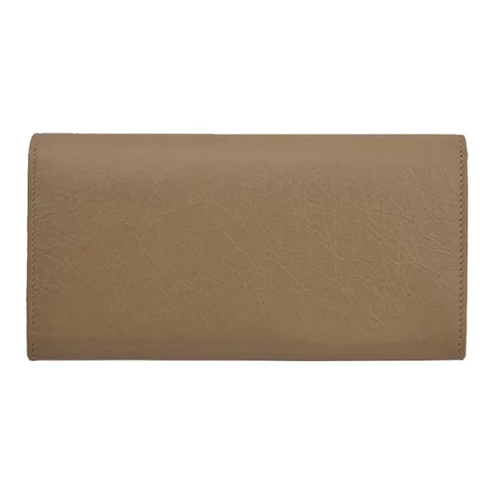 Balenciaga Cow Leather Wallet Women's Light Brown-2