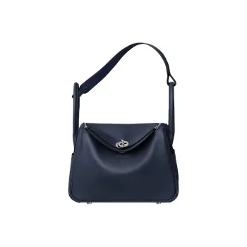 HERMES Lindy Evercolor Calfskin Handbag, Shoulder Bag Women's