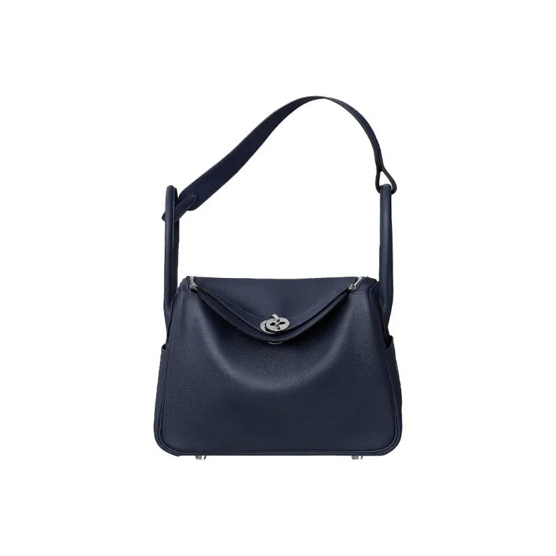 HERMES Lindy Evercolor Calfskin Handbag, Shoulder Bag Women's-0