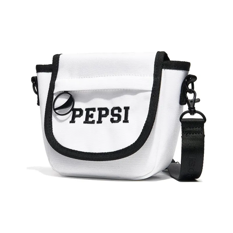 Pepsi Nylon Crossbody Bag Large Size Unisex Ecru-1