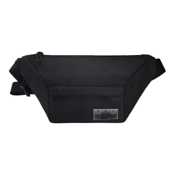 Anta Polyester Crossbody Bags Fanny Pack Regular Unisex Black