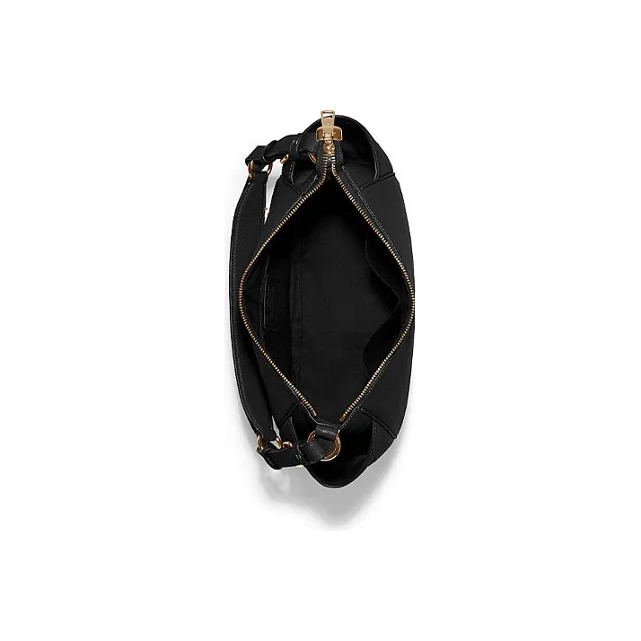 COACH Rori Grained Leather Dumpling Bag Handbag Shoulder Bag Large Size Women's Black-4