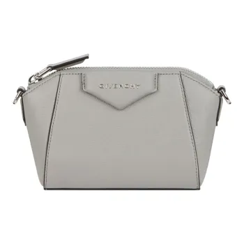 GIVENCHY Antigona Sheepskin Shoulder Bag Crossbody Bag Extra Mini Women's Gray