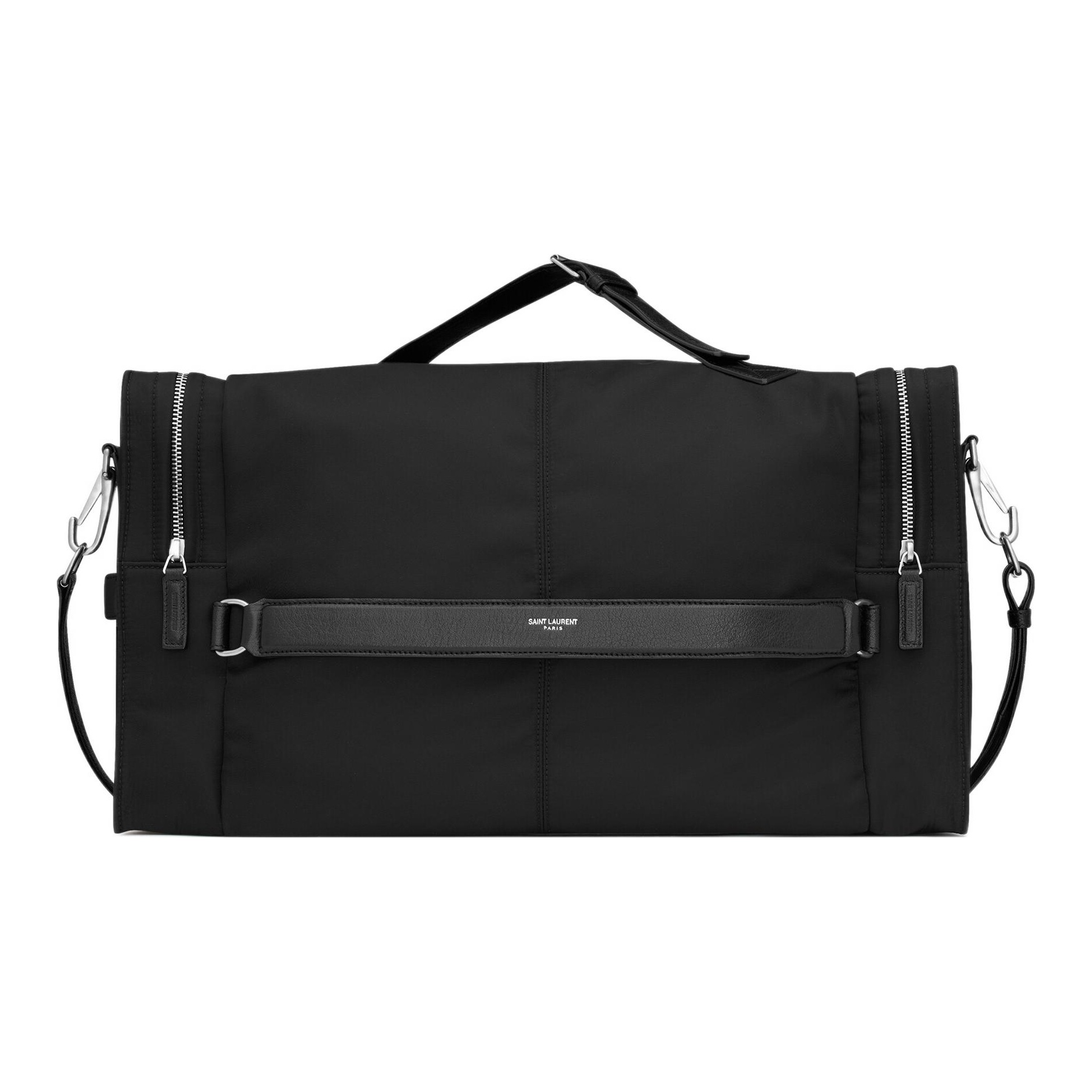 【関税＆送料込み】Saint Laurent Travel Bags Saint Laurent Laurent Travel Bag in Desert Dust & Brick | FWRD