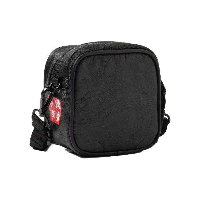 LiNing OG_SLICK Collaboration Polyethylene Small Square Bag Shoulder Bag Crossbody Bag Regular Unisex Black-2