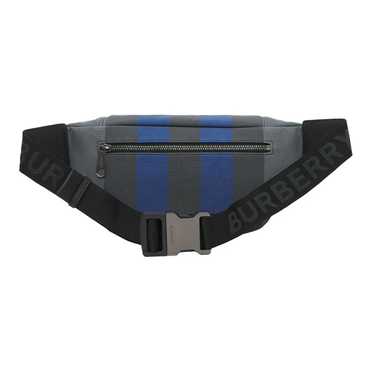 Burberry Cotton Shoulder Bag Crossbody Bag Regular Men's Blue-2