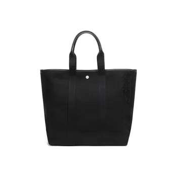 BALLY Fabric Tote Bag, Shopping Bag, Handbag Women's Black
