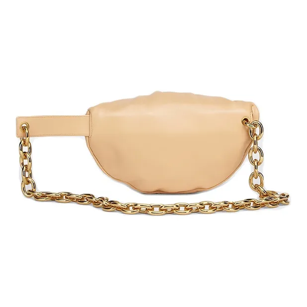 Bottega Veneta POUCH Cloud Bag Calfskin Clutch Women's Almond-2