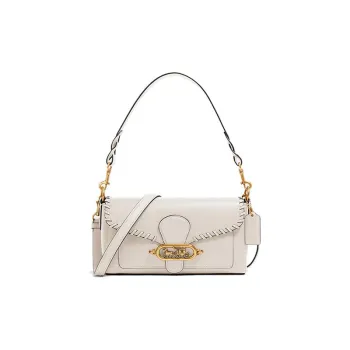 COACH Jade Leather Shoulder Bag Crossbody Bag Handbag Women's Cream White