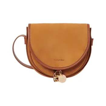 See By Chloe Cow Leather Portable Crossbody Bag, Shoulder Bag Regular Women's Brown