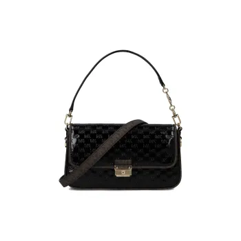 MICHAEL KORS Leather One Shoulder Handbag Women's Black