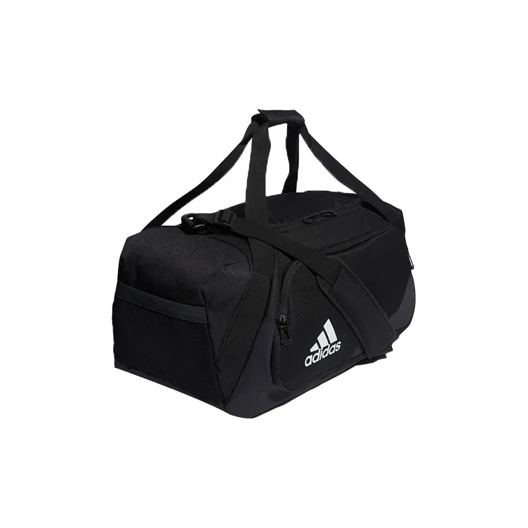 Adidas Polyester Portable Crossbody Bag, Travel Bag, Gym Bag Unisex Black-1