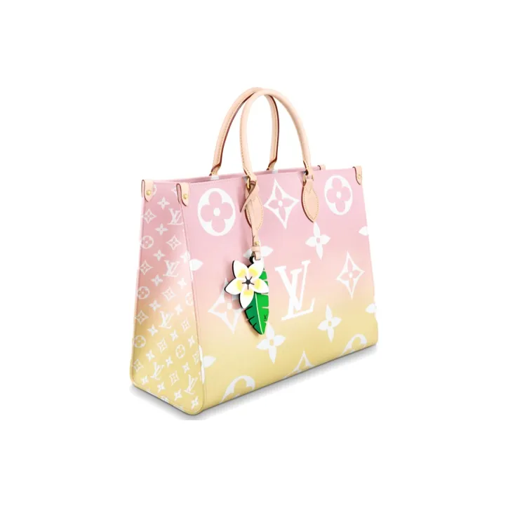 LOUIS VUITTON Onthego Gradient Pastel Gm Light Pink-1