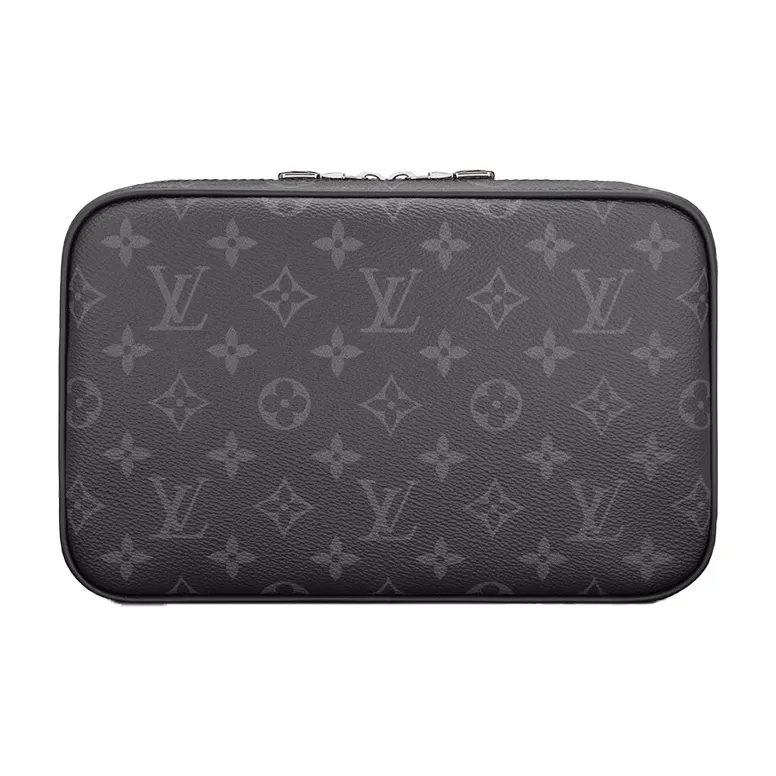 LOUIS VUITTON Toiletry Pouch Monogram Eclipse Gm Black/Grey-2