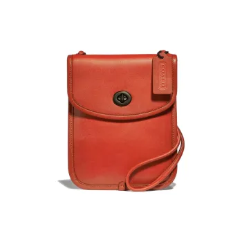 COACH Turnlock Cellphone Pouches Orange