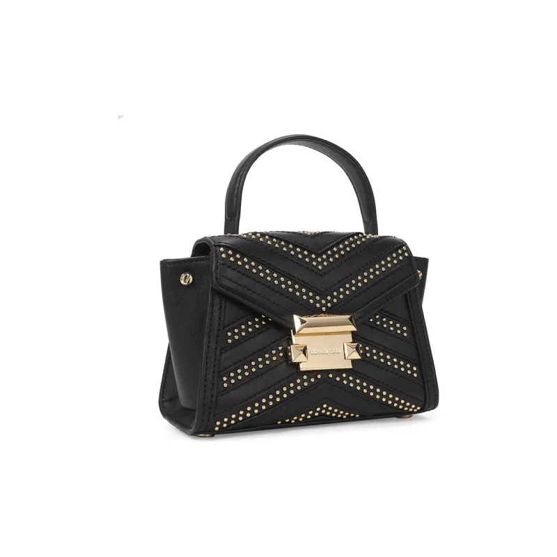 MICHAEL KORS Whitney Cow Leather Shoulder Bag Crossbody Bag Handbag Mini Women's Black-1