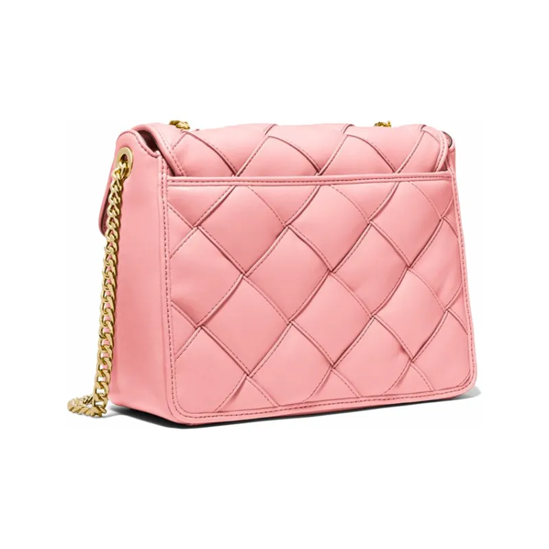 MICHAEL KORS Artificial Leather Crossbody Bag Shoulder Bag Large Size Women's Pink-1