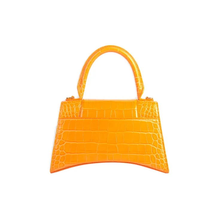 Balenciaga Calfskin Hourglass Bag Handbag Shoulder Bag Regular Women's Orange-3