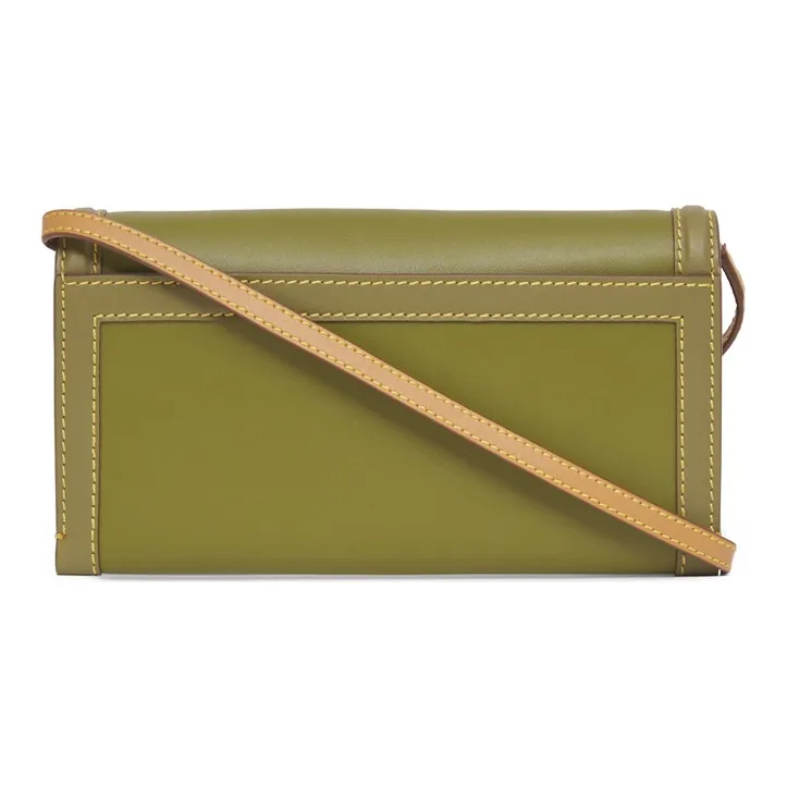 Burberry Leather Cell Phone Case Cell Phone Pouch Regular Women's Pine Green-1