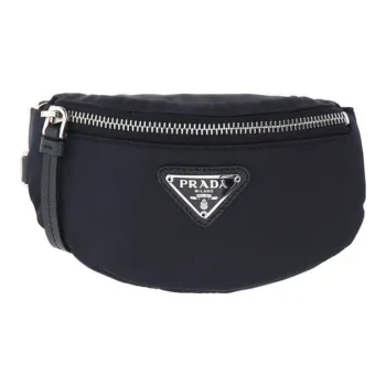 PRADA Nylon Handbag Crossbody Bag Midnight Blue