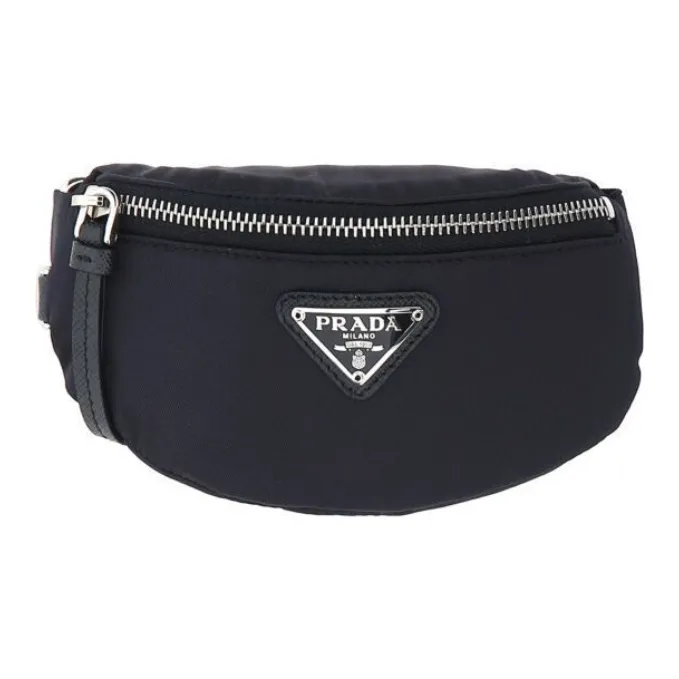 PRADA Nylon Handbag Crossbody Bag Midnight Blue-0