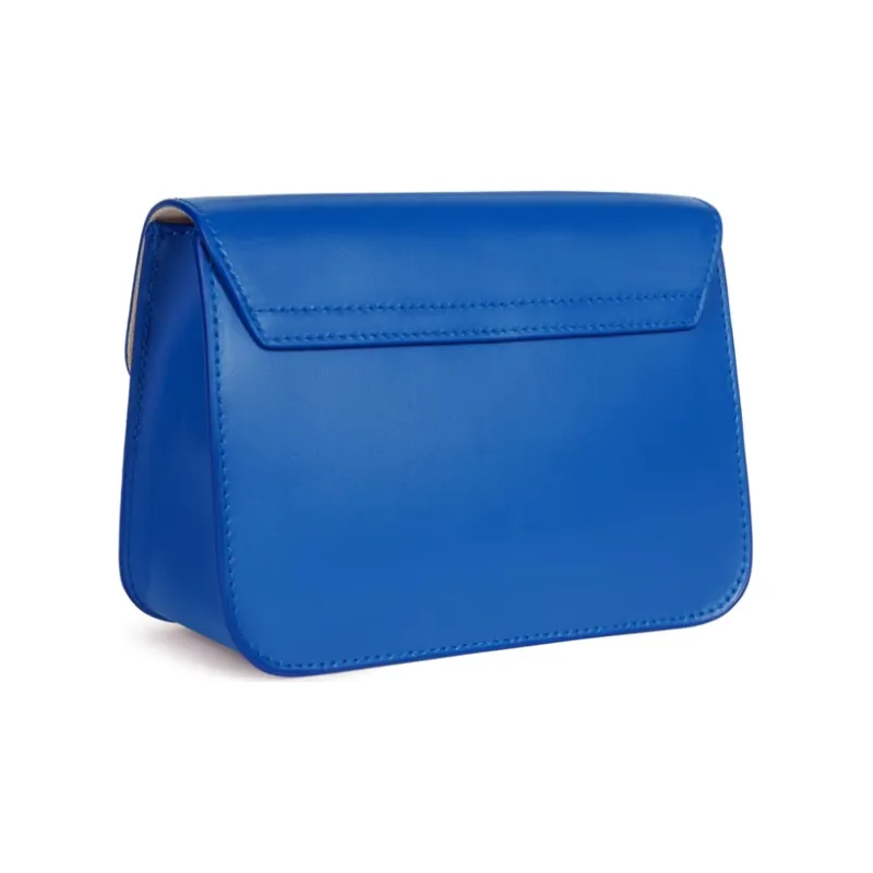 Furla Metropolis Collection Cow Leather Shoulder Bag, Crossbody Bag Mini Women's Royal Blue-1