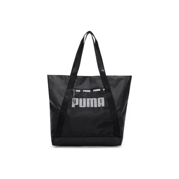 PUMA Fabric Tote Bag, Shopping Bag, Handbag, Shoulder Bag Unisex Black