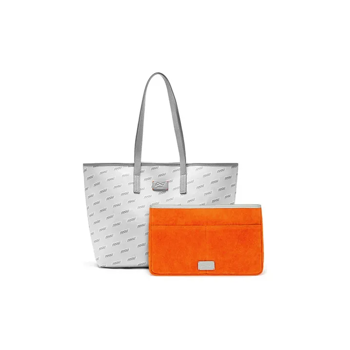 OMTO Cotton Tote Bag Shopping Bag Liner Bag Combination Shoulder Bag Unisex Ecru-1