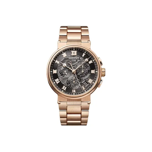 BREGUET MARINE Automatic Mechanical Movement Men's Watches Watch 42.3mm Gray Dial 18K Rose Gold Watch Case