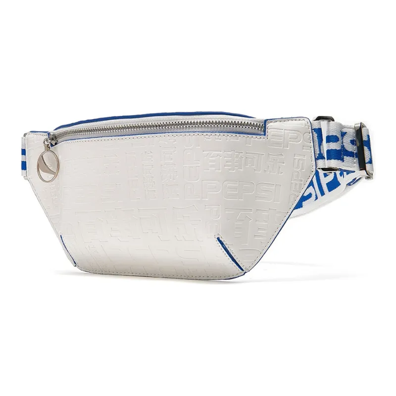 Pepsi PU Dumpling Bag Sling Bag Fanny Pack Regular Unisex Black/White-8