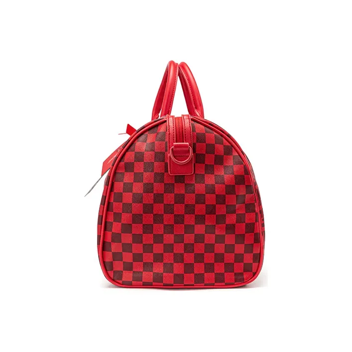 SPRAYGROUND Artificial Leather Travel Bags Gym Bags Handbags Regular Unisex Red-2