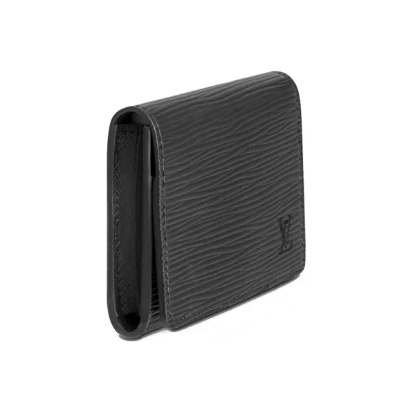 LOUIS VUITTON Enveloppe Carte De Visite Epi Noir Black-1