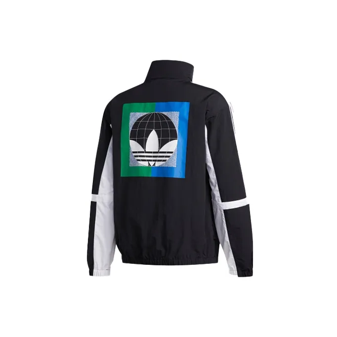 Adidas Originals GLOBE TT Jacket Men's Black-1
