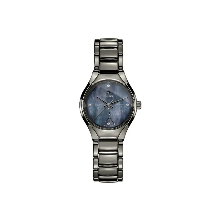 RADO Realme Collection Mechanical Movement Women's Watch Watch 30mm Blue Dial Ceramic Watch Case Ceramic Strap-0