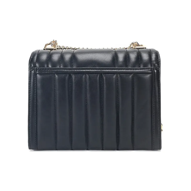 MICHAEL KORS Whitney Sheepskin Envelope Bag, Shoulder Bag, Crossbody Bag Tubas Women's Pure Black-2